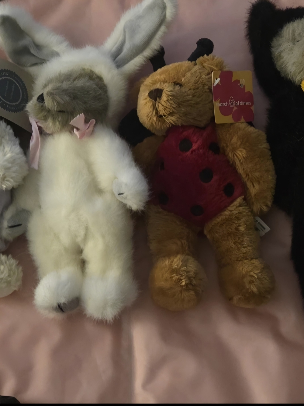Boyd's Bears Two dressed up and one sheep with a Bear ladybug Plushland brand